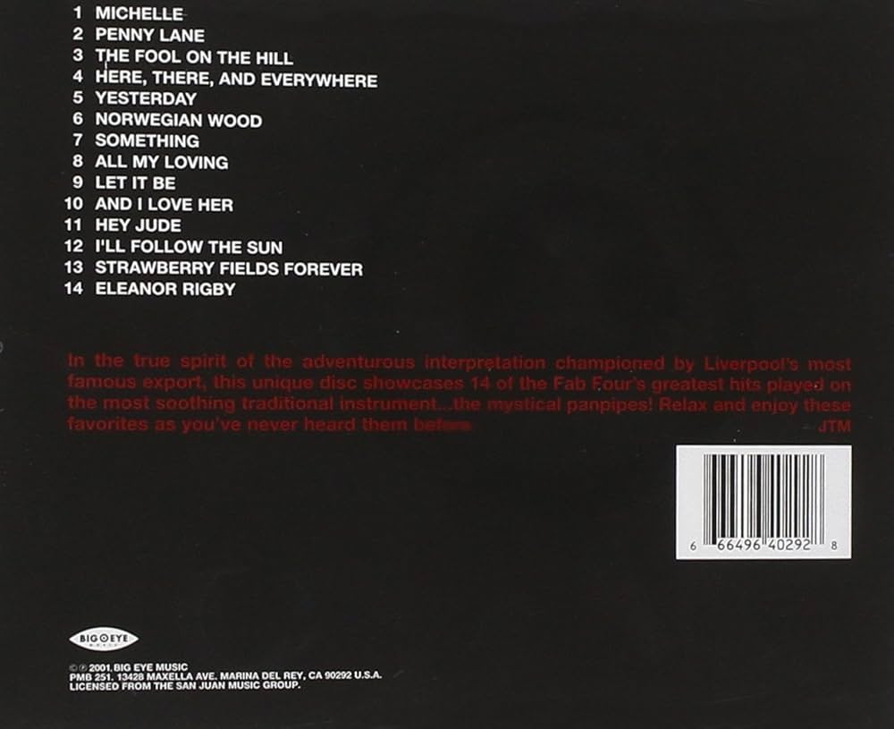 ビートルズパンパイプbeatles songbook onthe banbies ビートルズパンパイプbeatles songbook onthe banbies - メルカリ